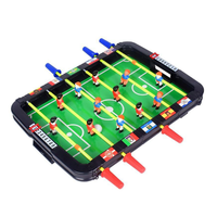 Jeu de baby-foot miniature en plastique d'intérieur, jeu de football de table