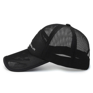Trucker <b>Cap</b> Mesh Black Unisex Sun Protection <b>Baseball</b> <b>Cap</b> For Outdoor Sports - Product Image 1