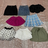 Jupes de mode d'occasion, ballots de vêtements usagés de Chine, vêtements d'occasion pour femmes, 45 kg, tissu jean/coton, haute qualité