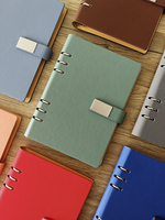 Nouvelles idées de produits : Agenda de luxe à couverture rigide avec boucle métallique multicolore, fermeture magnétique sécurisée spécialisée et porte-stylo pratique