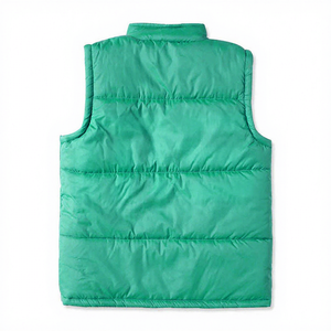 Men's Custom Logo Breathable Lightweight Autumn Casual Puffer Vest with Canvas Fabric Outdoor Body <b>Warmer</b> - Product Image 2