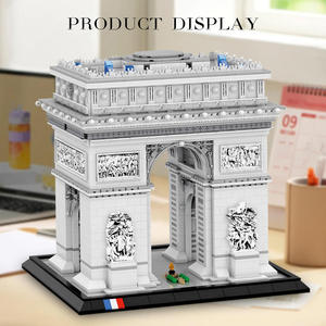 Bloques de Construcción de Pueblo Medieval, Molino de Viento, Escena de Calle, Modelo de Rompecabezas, Juguete de Plástico para Hacer Uno Mismo, 66024, Notre-Dame de París - Product Image 4