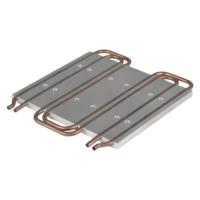 Services de fabrication sur mesure de dissipateurs thermiques et de plaques de refroidissement en aluminium CNC avec perçage pour systèmes de refroidissement liquide de voitures électriques