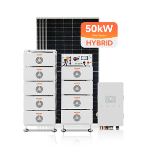 Système d'énergie solaire tout-en-un 50 kW, kit complet hors réseau hybride 50 kW, système d'énergie solaire 50 kW - Product Image 1
