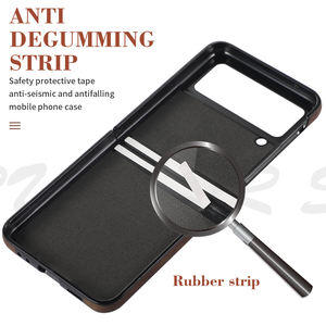 2024 Slim Fit Back Fold Cover para <span class=keywords><strong>Samsung</strong></span> Galaxy Z Flip 3 4 5 6 Funda para teléfono móvil - Product Image 4