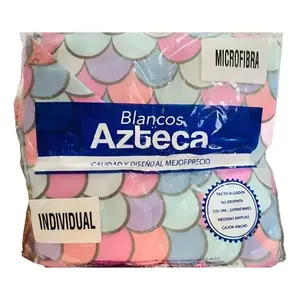 Parure de draps en microfibre Blancos Azteca, taille matrimoniale, literie pour la maison, qualité extra ferme, utilisation toute saison - Product Image 1