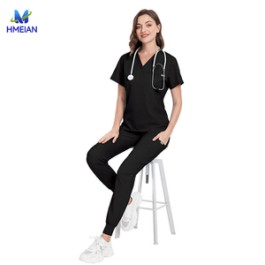 Set di Uniformi Mediche Traspiranti Moderne con Scollo a V e Maniche Corte per Donne, Ideali per Reparti di Maternità - Product Image 5