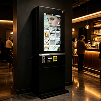 Kiosque commercial de distribution automatique avec réfrigération intégrée, entretien facile à ajouter, idéal pour la vente au détail en toutes conditions météorologiques