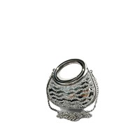 Sac de soirée en acrylique Aimiqi, nouveau, entièrement orné de diamants, sac à bandoulière pour femme, enveloppe rouge, chaîne, fermoir magnétique, petit format