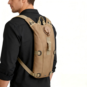 Zaino per Ciclismo e Sport all'Aperto con Sacca d'<span class=keywords><strong>Acqua</strong></span>, in Oxford Ecologico, Leggero, per Escursionismo e Arrampicata, Grande Capacità 3L, Doppio Scomparto - Product Image 5