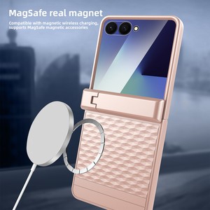 Nueva funda invisible con soporte magnético plegable para teléfono, compatible con Samsung Flip7/6 - Product Image 2