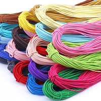 Cordon élastique rond coloré durable de 2,5 mm, 4 mm, 6 mm, 8 mm, fabriqué par ZX Factory, pour pantalon, jupe