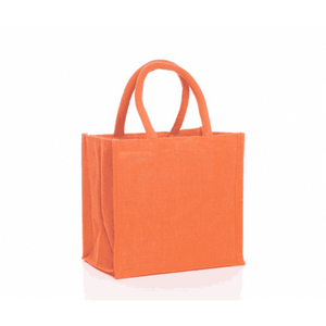 Sac fourre-tout en jute moyen personnalisé avec motif lettres, réutilisable et écologique, idéal pour les courses, l'emballage de détail et les événements promotionnels - Product Image 2