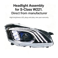 Convient pour Mercedes-Benz Classe S W221 2006-2013, phares à LED, lentille de projecteur, 12V, neuf, 6000K, DRL automobile