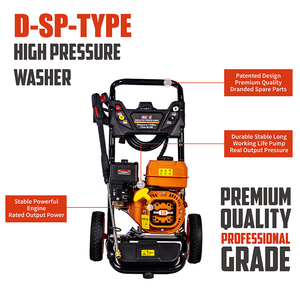 Bison мощность 2.4Gpm 7 л.с. 170 бар 2500Psi оптовая продажа, регулируемый распылитель для мойки автомобиля, мойка высокого давления - Product Image 2