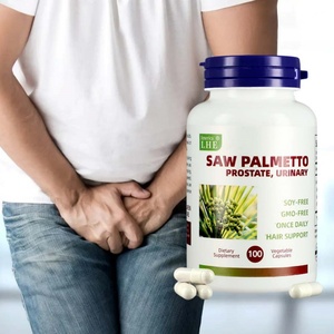 Cápsulas de Saw Palmetto en Oferta para Hombres, Suplemento para Apoyar la Función Prostática, 100 Cápsulas de Saw Palmetto - Product Image 1