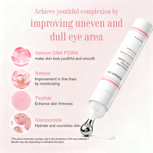 Crème pour les yeux anti-âge à l'ADN de saumon au rétinol en marque propre, correcteur de cernes, lève les ridules sous les yeux, sérum pour raffermir - Product Image 5