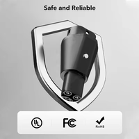 Adaptateur de charge AC EV GB T vers NACS pour véhicules électriques Ford et GM, compatible avec les stations publiques chinoises, IP65, portable pour l'extérieur et les voyages