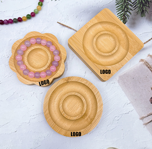 Xinrunjin เครื่องประดับไม้ไผ่แบบดั้งเดิมแสดงโลโก้ตามสั่งซื้อจำนวนมากร้านเครื่องประดับสร้อยข้อมือถาดพรีเมี่ยม - Product Image 2