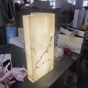 <b>Corner</b> Marble-like Wall Lamp <b>Led</b> Resin <b>Light</b> For Lobby Restaurant Bar Counter - Product Image 2