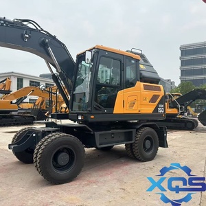 รถขุดล้อยี่ห้อฮุนได รุ่น Hw150 150 125kw เครื่องยนต์คัมมินส์ พร้อมเกียร์บ็อกซ์ สำหรับงานก่อสร้าง สภาพใหม่เอี่ยม ประสิทธิภาพเยี่ยม - Product Image 2