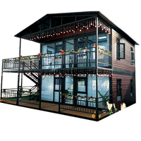 Maison modulaire extensible à deux étages en conteneur pour villa, supermarché et usage résidentiel – Design moderne de luxe préfabriqué