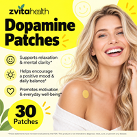 Fabricant de patchs transdermiques de bien-être à marque privée, patchs végétaliens à base de plantes pour la concentration et l'amélioration de l'humeur, autocollants OEM
