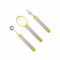 Roestvrijstalen Appelschijfjes & Kubus Snijmachine Plastic Handvat Eenvoudig Te Gebruiken Groente Aardappel Snijgereedschap Thuis Metalen Mash Tool