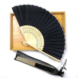Abanico de Mano Plegable de Bambú Blanco de 21 cm, Diseño Personalizado, Abanico Tradicional para Bodas, Abanico Plegable Personalizado, Regalo para Fiestas - Product Image 1