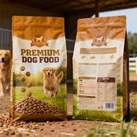 Sacs d'emballage alimentaire pour animaux de compagnie recyclables à impression personnalisée, vente en gros pour aliments pour chiens, chats, oiseaux, perroquets, porcs, vaches, moutons, chevaux