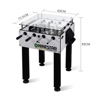 Table de baby-foot standard en MDF pour deux joueurs, divertissement de bar, terrain de jeu vert, adulte