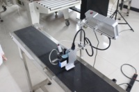 Nouvelle machine de codage TIJ semi-automatique pour sacs plastiques, bois, métal, cartons, dates, codes-barres, QR et dates d'expiration, facile à utiliser