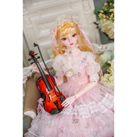 Bjd — poupée articulée, 60cm, bijoux complets, vente en gros, 1/3