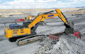 Excavatrice sur chenilles XCMG XE470D d'origine, 47 tonnes, en bon état, occasion, à vendre - Product Image 5