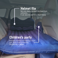 Colchón inflable con revestimiento de PVC para coche, cama para coche, colchón de aire flocado para coche, SUV plegable para colchón inflable, muebles para el hogar