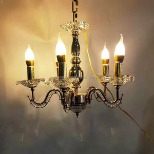 Precio al por mayor de cristal de la boda de araña colgante de luz Led lámpara de araña de cristal - Product Image 6