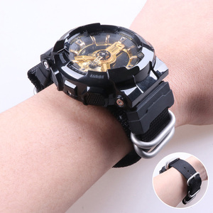 Beeflypower สายนาฬิกาไนลอนหลากสีสำหรับ <span class=keywords><strong>Casio</strong></span> Gd GA G สายผ้าแคนวาสแนวสปอร์ตหรูหราคุณภาพสูง - Product Image 5