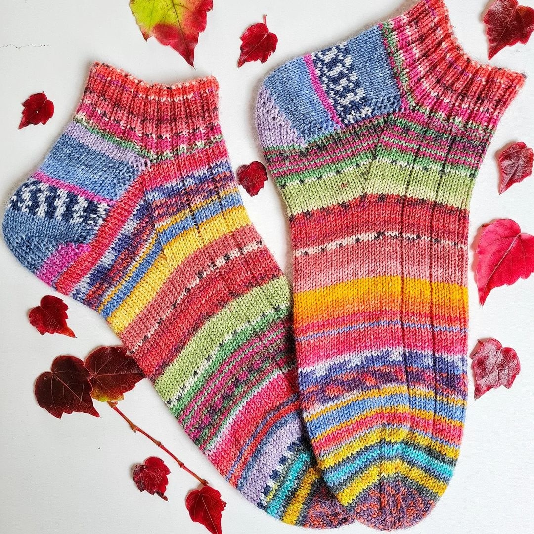 Opal Funny Fruits 425m/100g Sock Yarn 75% Wool, 25% Polyamide/ Nylon Winter 4 Ply Blended Yarn