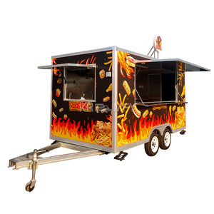 2025 Long Nice Quality Mirror Stainless Steel Truck DOT <b>Mobile</b> Food Trailer with Full <b>Kitchen</b> - Product Image 6