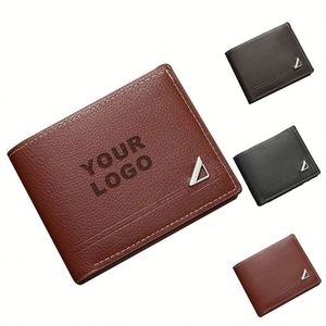 Hot Selling Fashionable Casual Wallet Men's Business Double Fold Leather Large Capacity Soft - Product Image 1