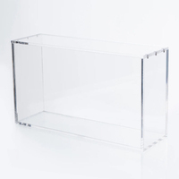 Vitrine d'exposition moderne en acrylique portable pour Pokémon Surging Sparks Costco Double Pack Bundle