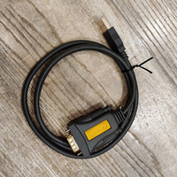 Adaptador de Puerto USB2.0 a RS232 FTDI COM con 1M 1,5 m 2M PVC Jacket Cable coaxial de par trenzado para PC PDA GPS