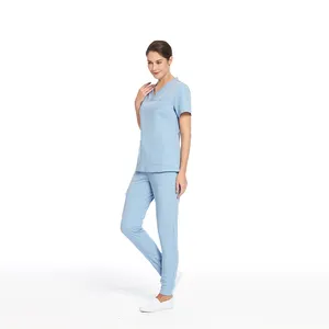 Customize Medical Scrubs Nursing Jogger Nurse Hospital Uniform Woman Top Scrub Suit Scrubs Uniforms Sets Fashionable