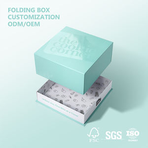 Caja de Regalo de Papel de Embalaje de Lujo con Impresión Completa Personalizada, Tapa y Base Plegables, Caja Plana - Product Image 1