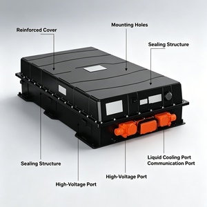 Système de batterie EV L173F163 Cell <span class=keywords><strong>G</strong></span> Box EV Power Battery <span class=keywords><strong>Sys</strong></span> 1P60S/2P30S 31.49kWh LiFePO4 Pack -30~60 ℃   Système complet de gestion thermique à large plage de température - Product Image 4