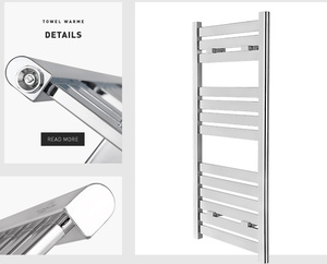 <span class=keywords><strong>Radiateur</strong></span> de serviettes chauffant <span class=keywords><strong>Central</strong></span> Design Taille personnalisable Chauffe-serviettes Salle de bain Sèche-serviettes - Product Image 4