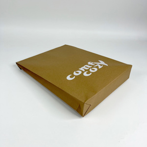 Bolsa de Papel Kraft Blanca con Logotipo Impreso Personalizado, Bolsa de Papel Kraft Marrón con Impresión Blanca para Empaque - Product Image 2