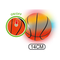 Jeu de sport d'intérieur pour enfants : Panneau de basket mobile lumineux avec balles et jouets