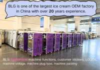 Machine à crème glacée automatique BLG, anti-rouille, commerciale, pour événements extérieurs – Offre exceptionnelle maintenant