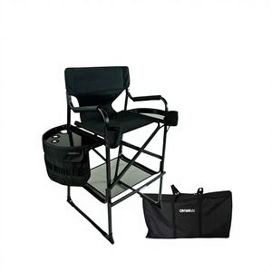 Chaise de Maquillage Pliante Portable en Alliage d'Aluminium You Sheng Mei, Hauteur Bar, Anti-inclinaison, pour Salon de Coiffure <span class=keywords><strong>et</strong></span> Maquillage - Product Image 1